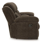 Frohn Chocolate Reclining Loveseat 3740794 - Darseys Furniture & Mattress