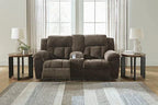 Frohn Chocolate Reclining Loveseat 3740794 - Darseys Furniture & Mattress