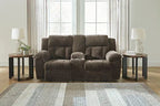 Frohn Chocolate Reclining Loveseat 3740794 - Darseys Furniture & Mattress
