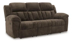 Frohn Chocolate Reclining Sofa 3740788 - Darseys Furniture & Mattress