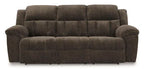 Frohn Chocolate Reclining Sofa 3740788 - Darseys Furniture & Mattress