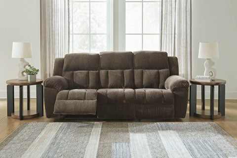 Frohn Chocolate Reclining Sofa 3740788 - Darseys Furniture & Mattress