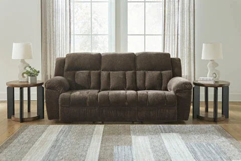 Frohn Chocolate Reclining Sofa 3740788 - Darseys Furniture & Mattress