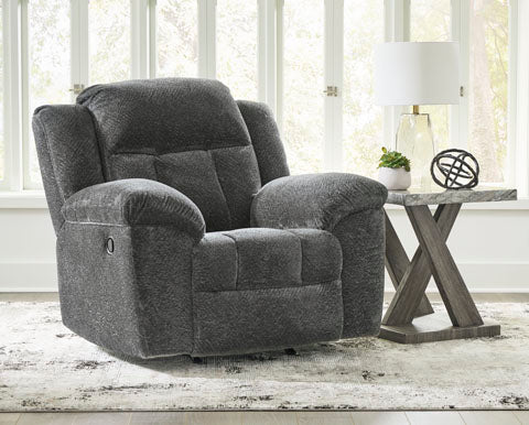 Frohn Graphite Recliner 3740625 - Darseys Furniture & Mattress