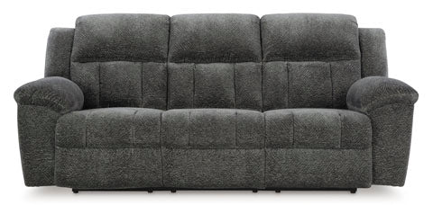 Frohn Graphite Reclining Sofa 3740688 - Darseys Furniture & Mattress