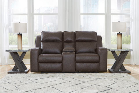 Lavenhorne Umber Reclining Loveseat 6330694 - Darseys Furniture & Mattress