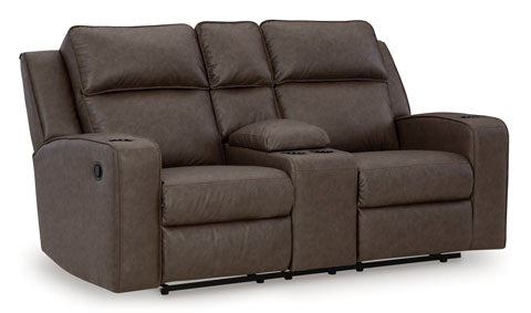 Lavenhorne Umber Reclining Loveseat 6330694 - Darseys Furniture & Mattress