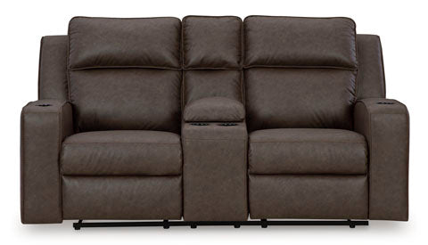 Lavenhorne Umber Reclining Loveseat 6330694 - Darseys Furniture & Mattress