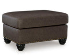 Roxmere Umber Ottoman 5550314.