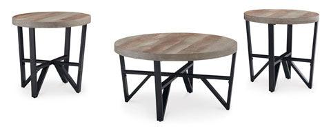 T235-13 Deanlee Cocktail Table & 2 End Tables.