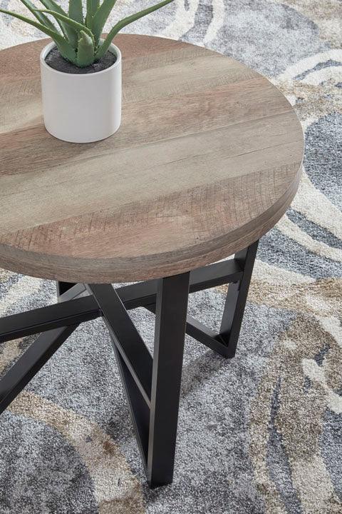 T235-13 Deanlee Cocktail Table & 2 End Tables.