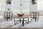 T235-13 Deanlee Cocktail Table & 2 End Tables.