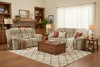 Tip Off Wheat Sofa & Loveseat Reclining 69305
