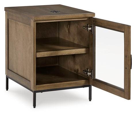 Torlanta Brown Chairside End Table T686-7.