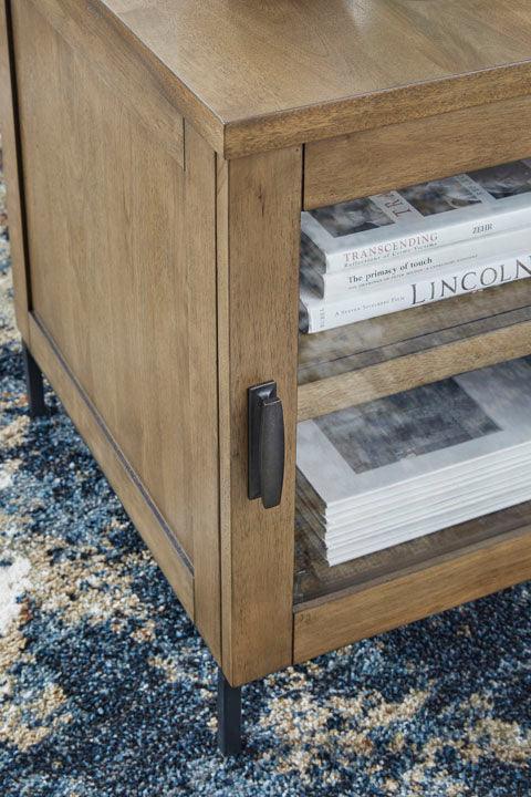 Torlanta Brown Chairside End Table T686-7.