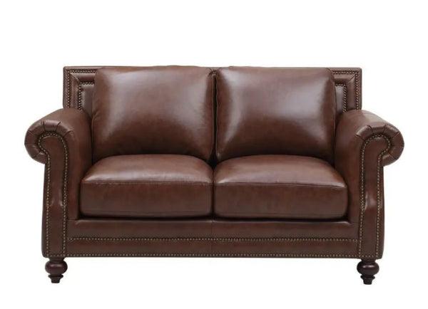 Bayliss Loveseat Leather 4855 - 021721 - Darseys Furniture & MattressLeather Italia Main image