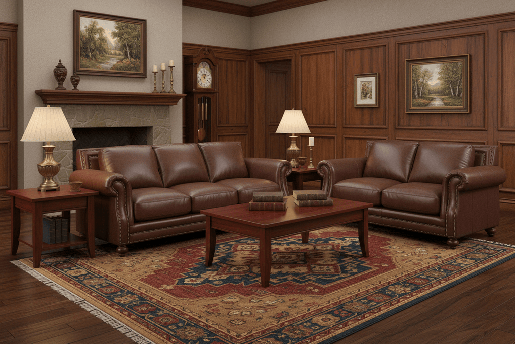 Bayliss Sofa & Loveseat Leather 4855 - Darseys Furniture & MattressLeather Italia