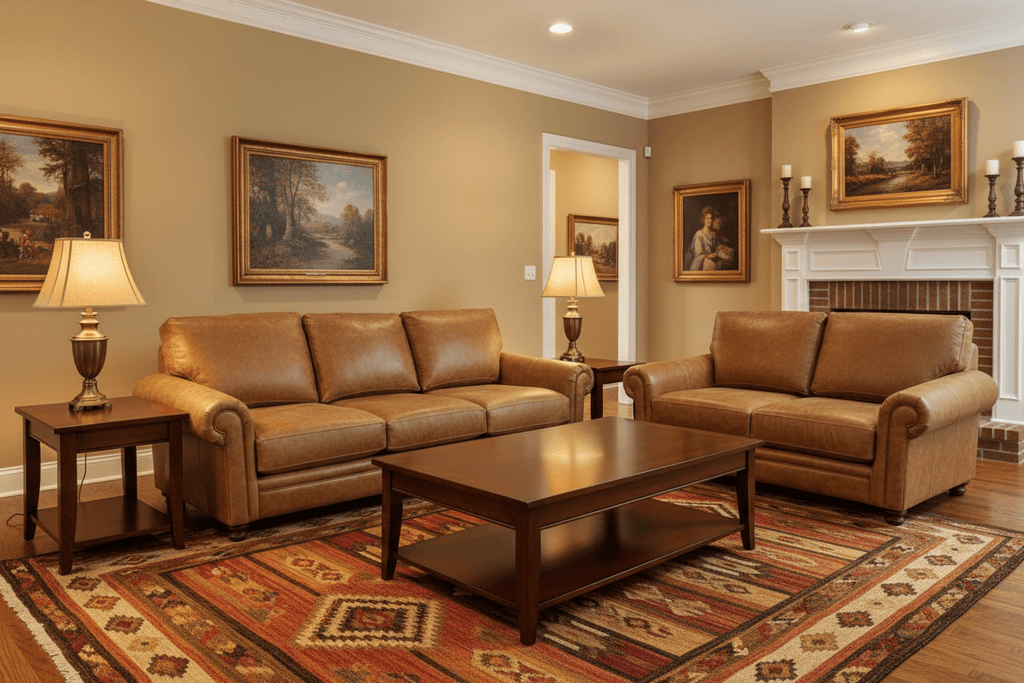 Bermuda Desert Camel Sofa & Loveseat 7670L - Darseys Furniture & MattressMayo