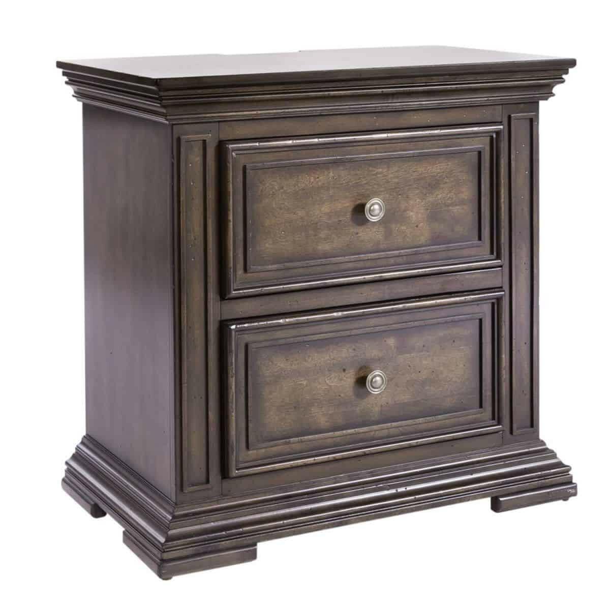 Big Valley Queen Bed Dresser Mirror Chest and Nightstand 361 Secondary image