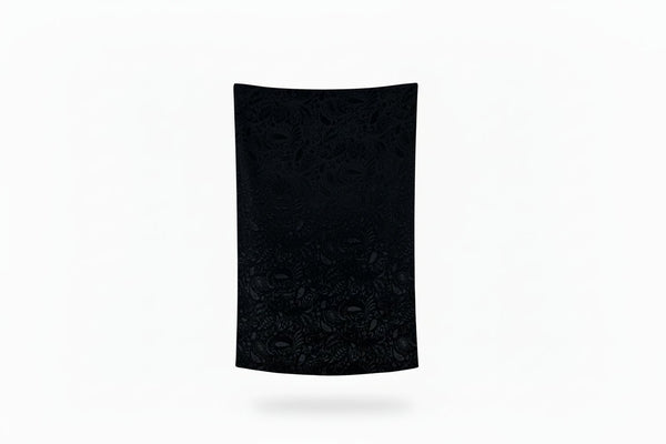 Black Paisley Black Hide, Mega Size - 90"x55" - Darseys Furniture & MattressHandmade Heifer