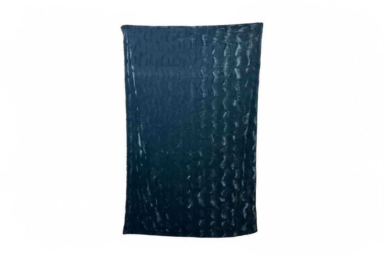 Black Paisley Black Hide, Mega Size - 90"x55" - Darseys Furniture & MattressHandmade Heifer