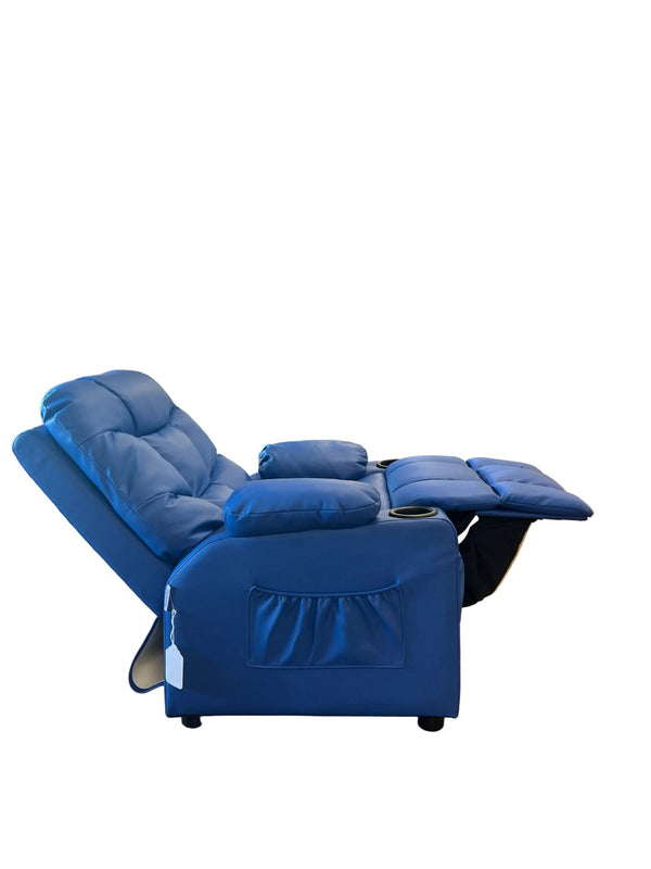 Blue Kids Recliner - Darseys Furniture & MattressDarseys Furniture & Mattress