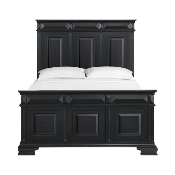 Bridgestone Black Queen Bed, Chest, Nightstand B-10980-8 - Darseys Furniture & MattressElements