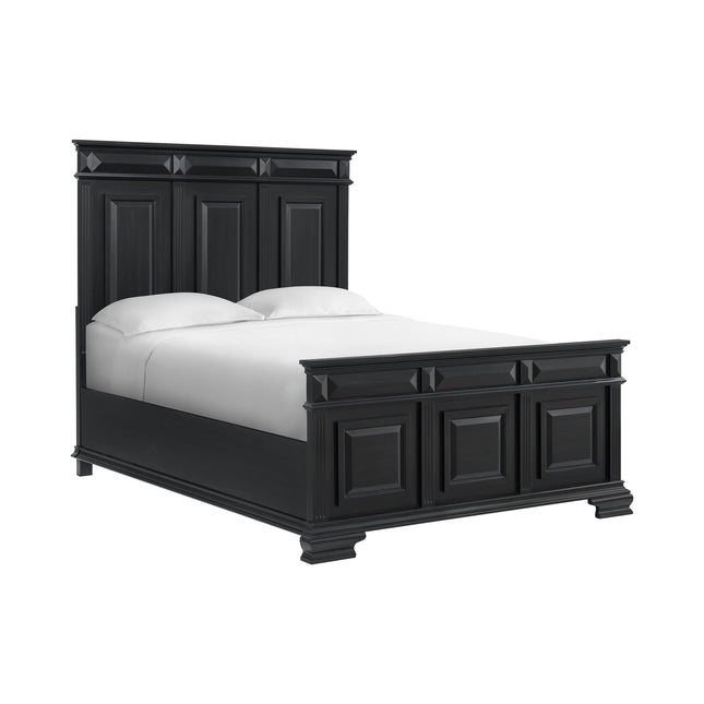 Bridgestone Black Queen Bed, Chest, Nightstand B-10980-8 - Darseys Furniture & MattressElements