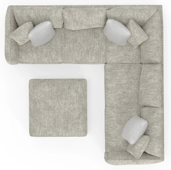 Bucktown Parchment Sectional 230659/73/63 - 176026 - Darseys Furniture & MattressJackson