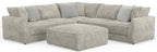 Bucktown Parchment Sectional 230659/73/63 - 176026 - Darseys Furniture & MattressJackson