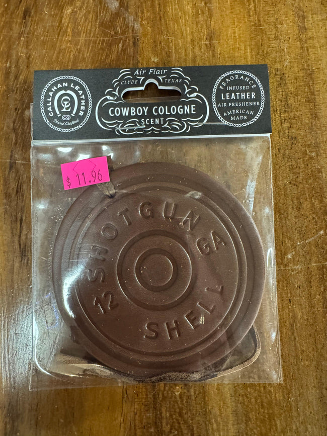 CL Brown Round Shotgun Cowboy Cologne Air Flair. Hover Image