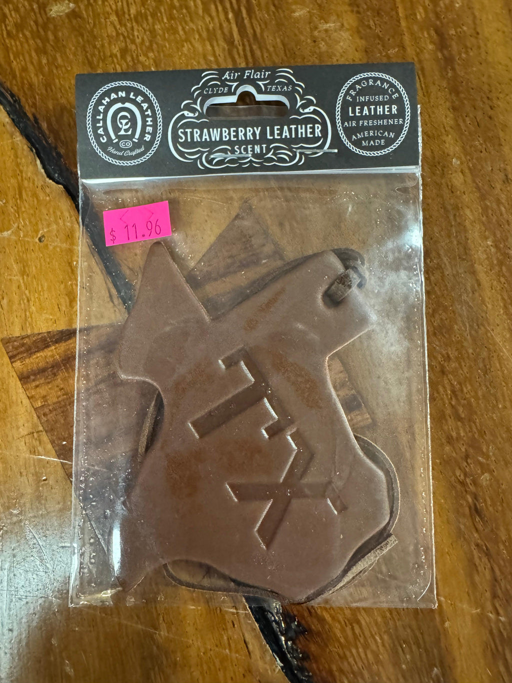 CL Brown TX Brand Strawberry Leather Air Flair AFTXSTX-BRW-SL.