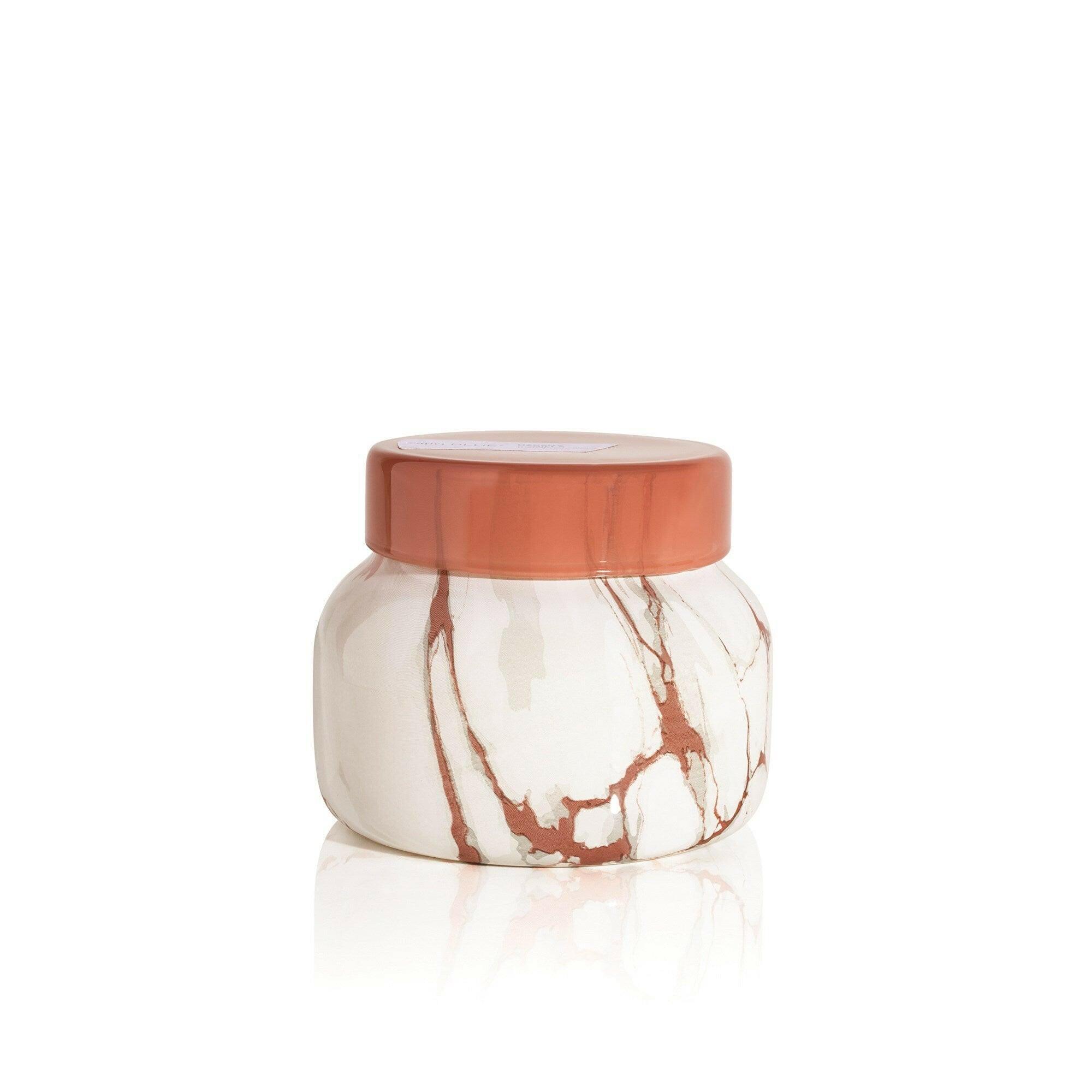 Capri Blue Havana Vanilla Modern Marble 8oz Jar Candle - Darseys Furniture & MattressCapri Blue