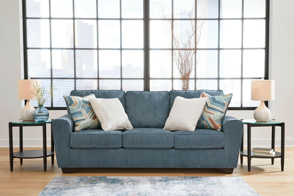 Cashton Blue Sofa & Loveseat 40605 - Darseys Furniture & MattressAshley