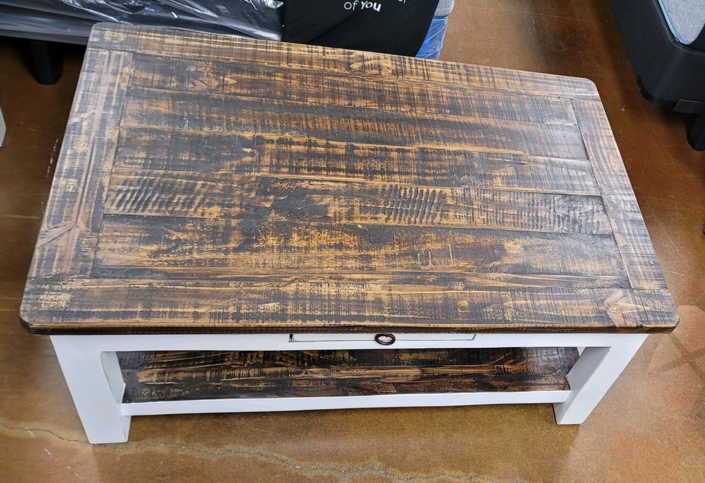 CEN01WD RRR Cocktail Table - Darseys Furniture & MattressRed River Rustic