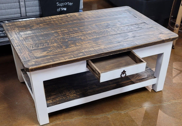 CEN01WD RRR Cocktail Table - Darseys Furniture & MattressRed River Rustic