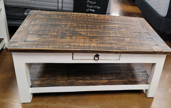 CEN01WD RRR Cocktail Table - Darseys Furniture & MattressRed River Rustic