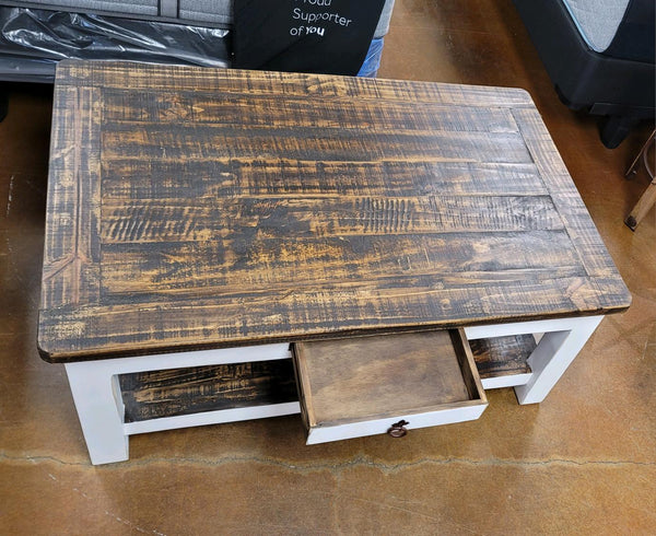 CEN01WD RRR Cocktail Table - Darseys Furniture & MattressRed River Rustic