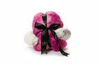 Cerise Fusion Bunny Cerise Hide Tinsel Calf Travel Set Lap Size 36"x60" - Darseys Furniture & MattressHandmade Heifer
