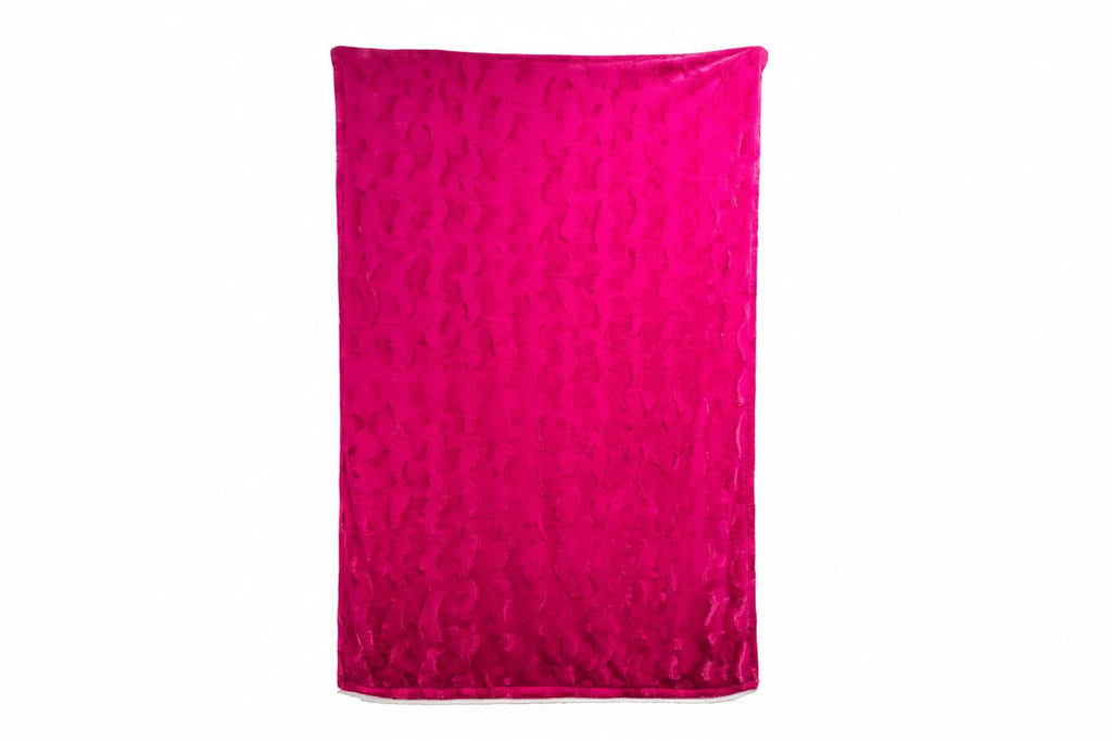 Cerise Hide Pansy Hide - Mega Size 90'x55" - Darseys Furniture & MattressHandmade Heifer
