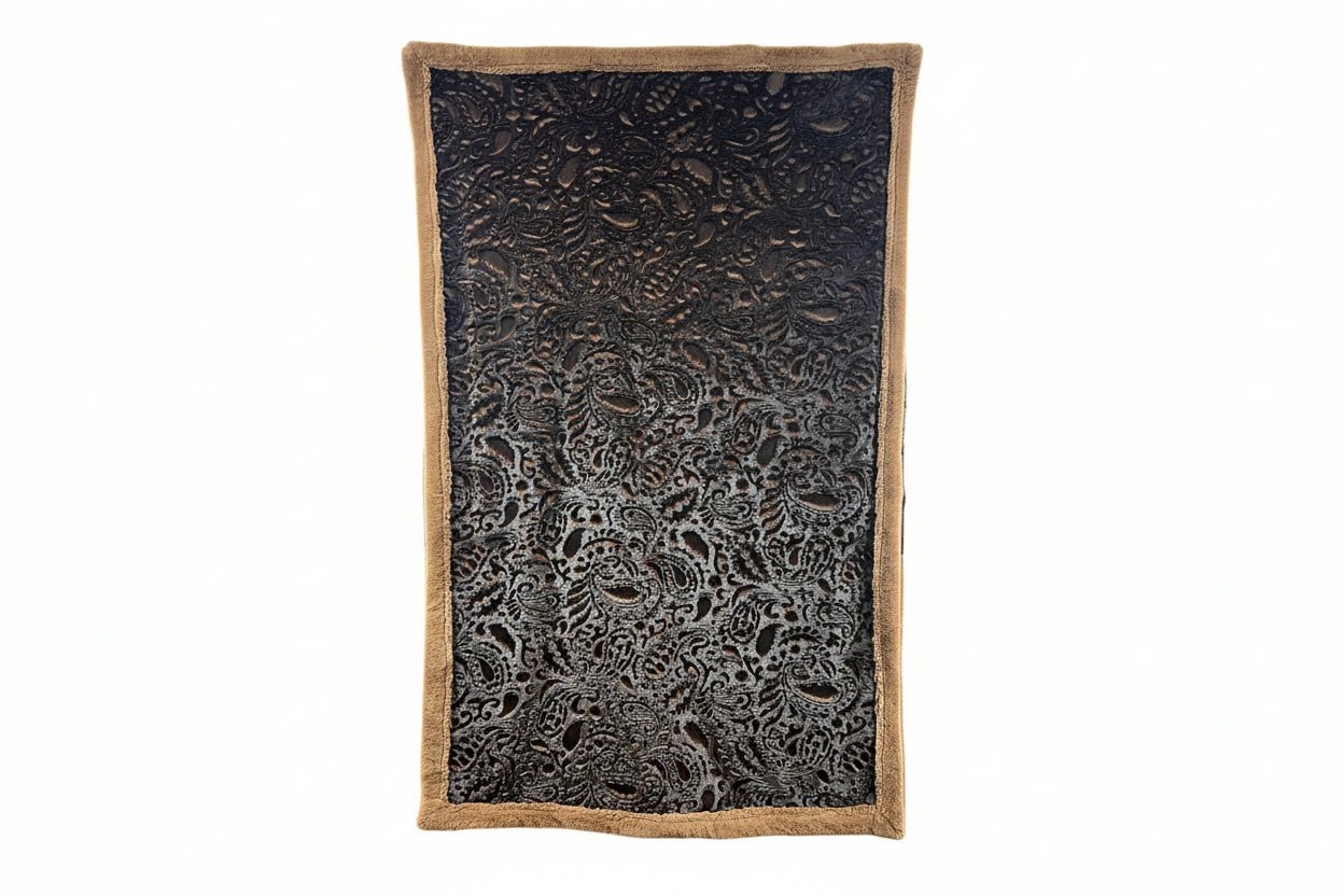 Chestnut Paisley Mocha Bunny - Mega Size 90"x55" - Darseys Furniture & MattressHandmade Heifer Main image