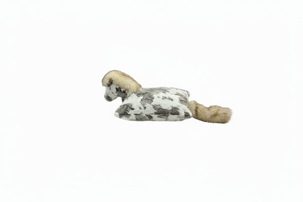 Chocolate Baby Calf Honey Bear Teddy Fur Horse Pillow - Darseys Furniture & MattressHandmade Heifer
