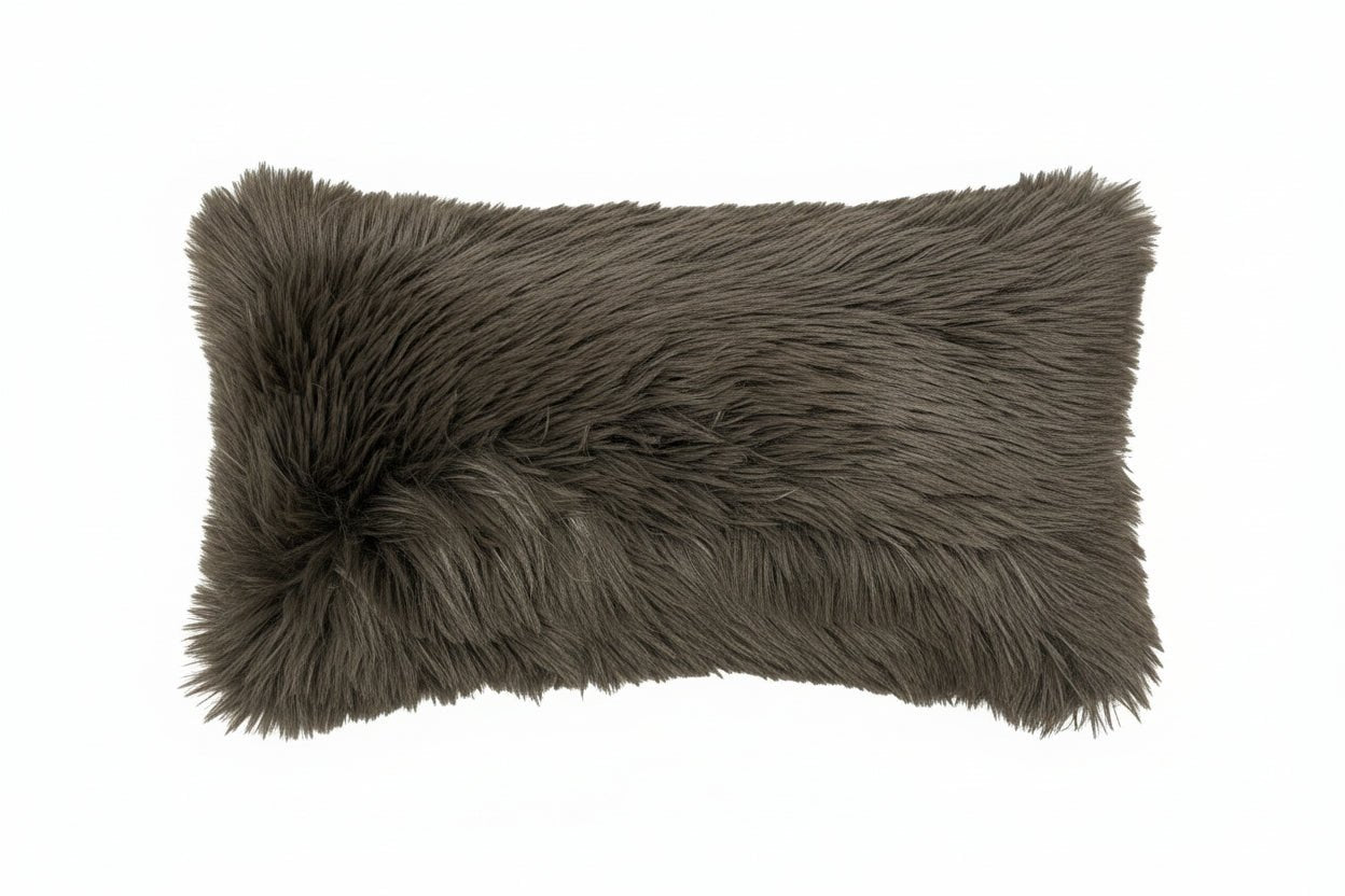 Chocolate Dreams Fur Honey Aztec, 18"x9" Lumbar Pillow - Darseys Furniture & MattressHandmade Heifer