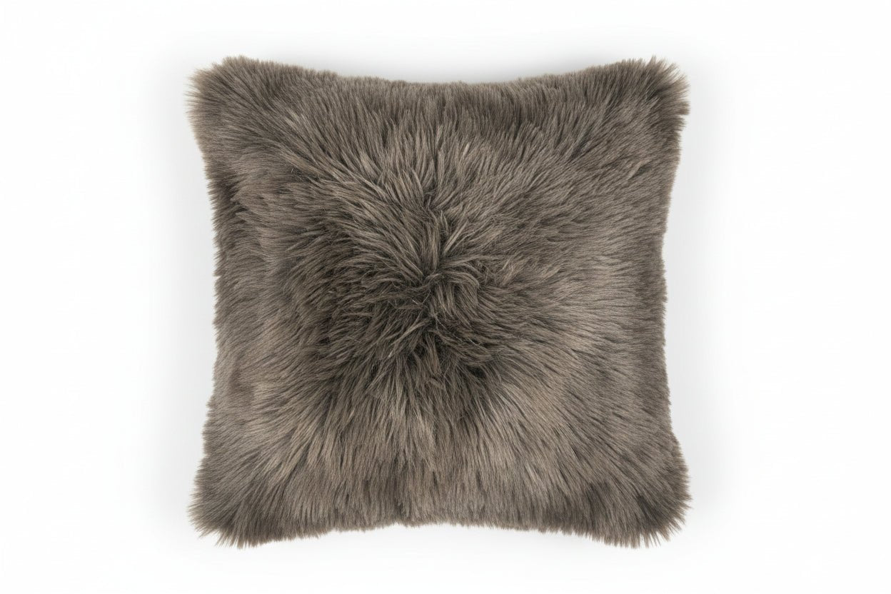 Chocolate Dreamy Fur Honey Aztec, 12" Pillow - Darseys Furniture & MattressHandmade Heifer