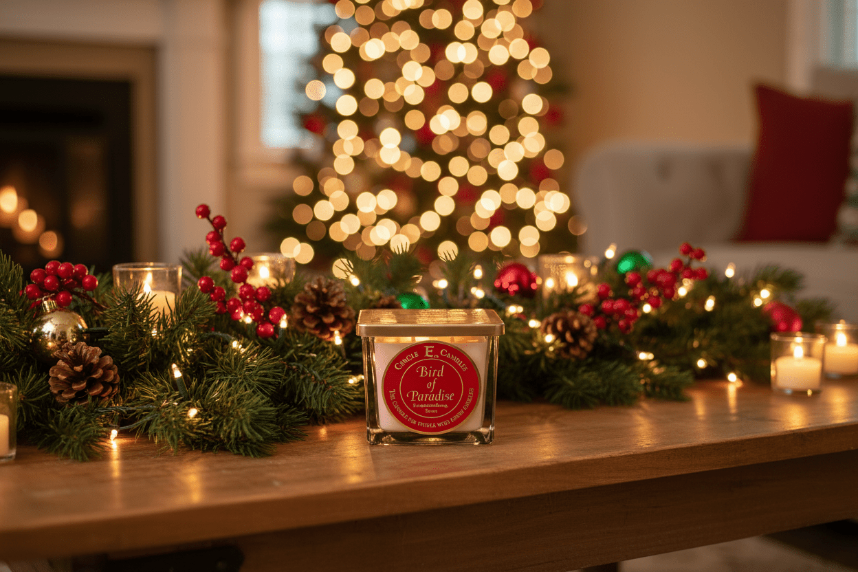 Circle E. Bird of Paradise 43 oz Candle - Darseys Furniture & MattressCircle E Candle