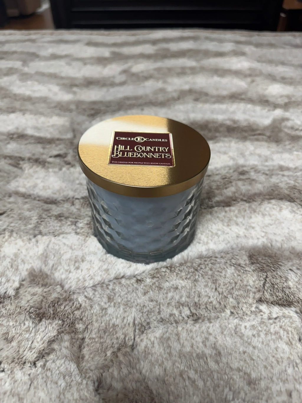 Circle E Hill Country Bluebonnets 17 oz Candle - Darseys Furniture & MattressCircle E Candle