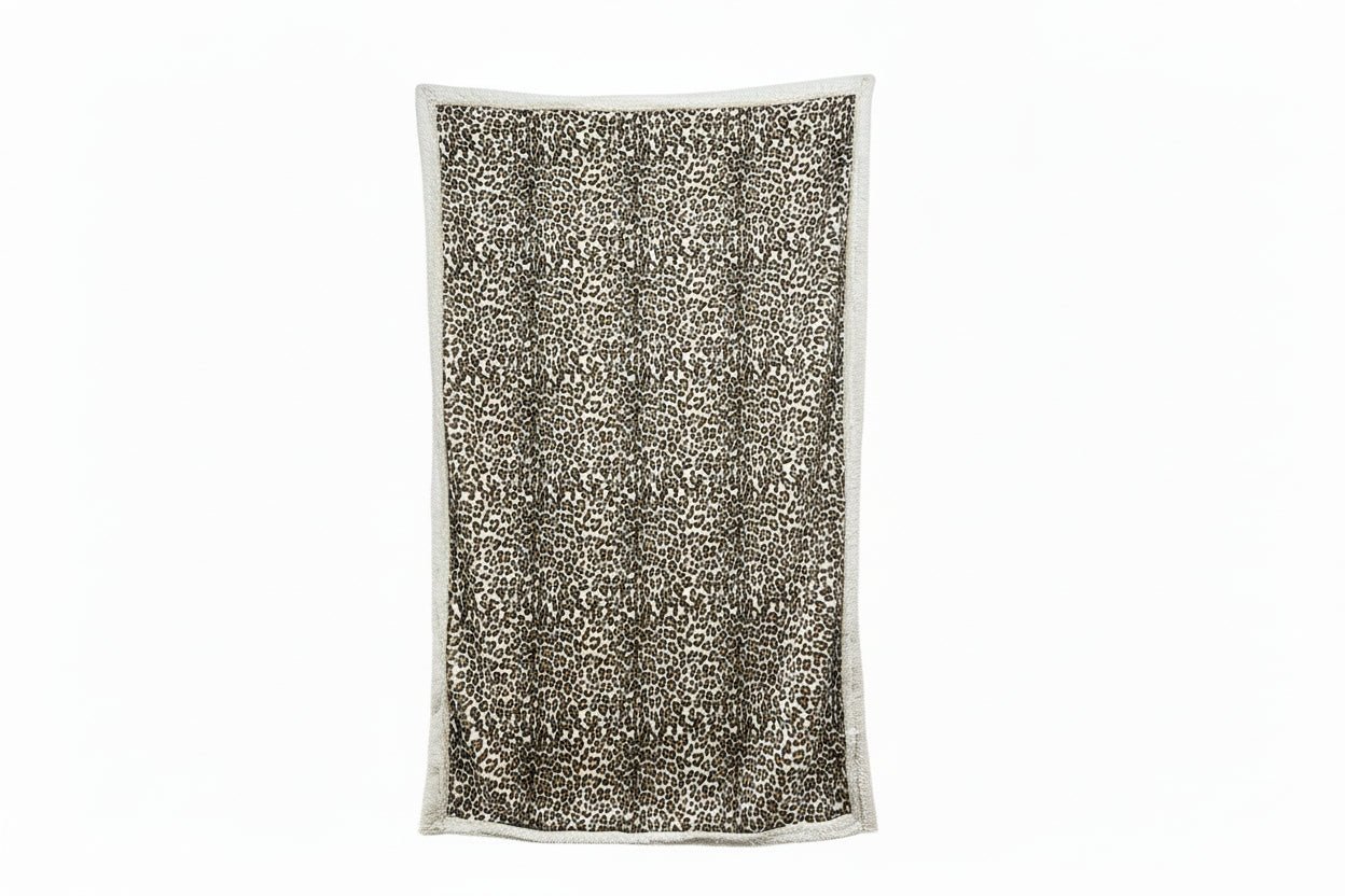 Cocoa Leopard Bunny Sand Dollar Snow Bunny - Mega Size 90"x55" - Darseys Furniture & MattressHandmade Heifer