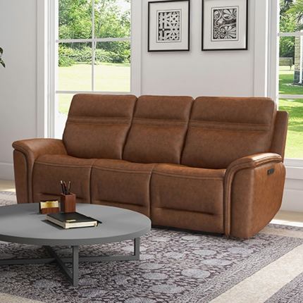 Cooper Camel Power Reclining Sofa & Loveseat