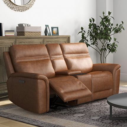 Cooper Camel Power Reclining Sofa & Loveseat