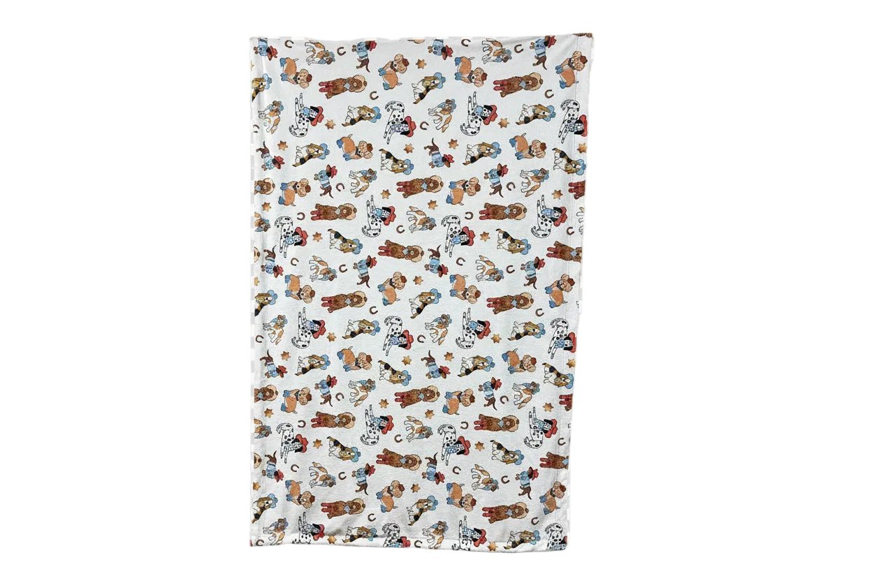 Cow Dogs Copper Fox - Lap Size 60"x36" Secondary image